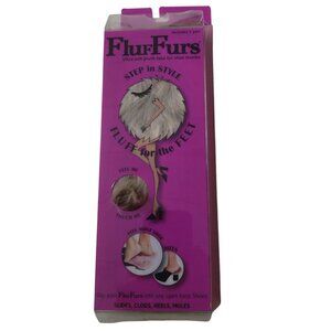 FlufFurs Women's "Au Natural" Ultra Soft Plush Faux Fur Insoles One Size NEW
